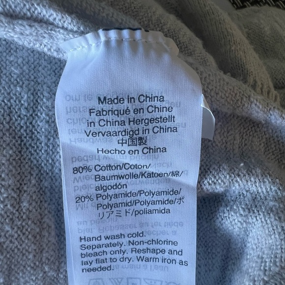 Madewell Light Gray Open Cardigan Sz./M - Picture 4 of 8